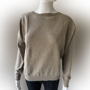 Brunello Cucinelli Elegant Beige Cashmere Sweater